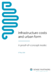 Infrastructure costs and urban form - A proof-of-concept model preview