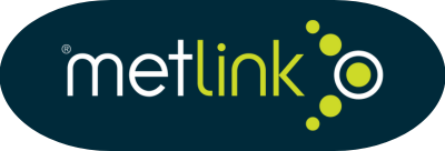 Button with the Metlink logo